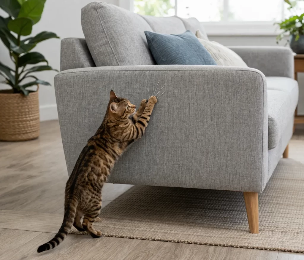 Schone en frisse leefruimte met een hond in huis.