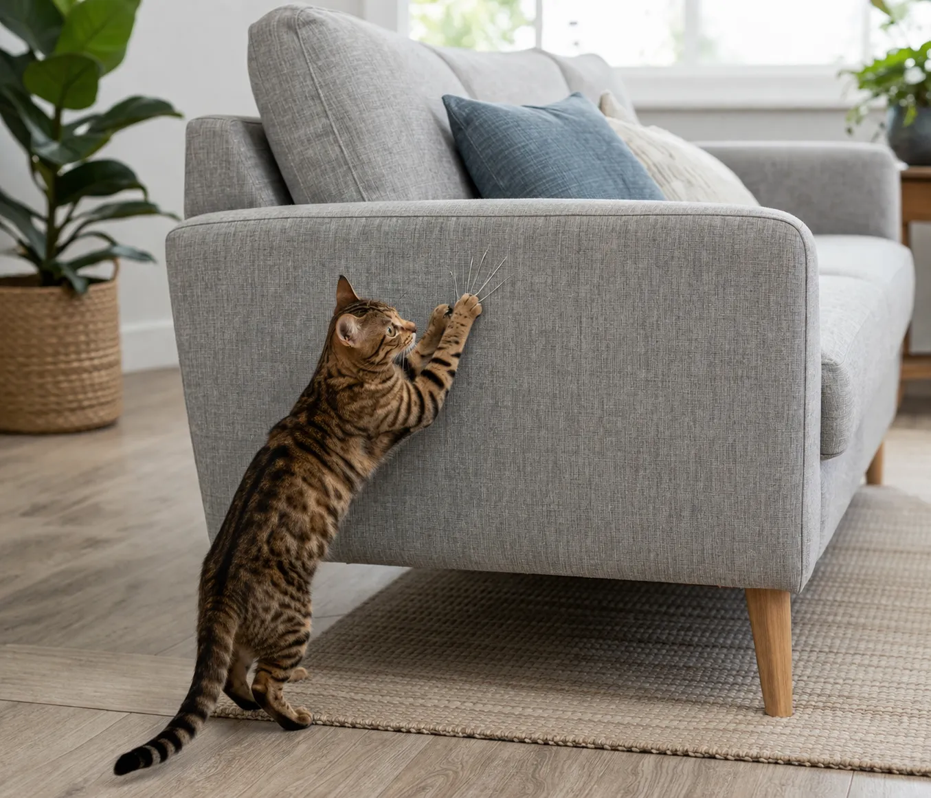 Schone en frisse leefruimte met een hond in huis.